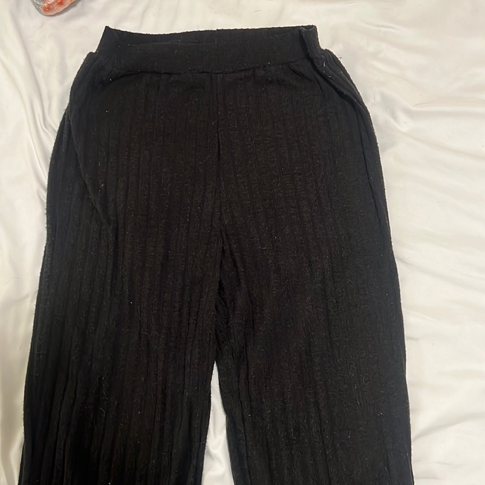 Black Flowy Pants